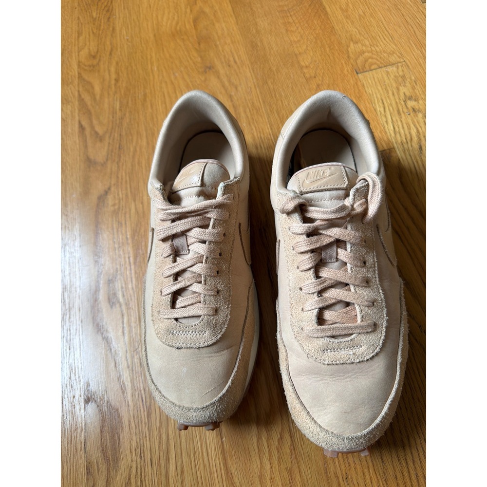 Nike Waffle Debut Womens Vachetta Tan Suede Leather Sneakers DR5377-200 Size 9.5